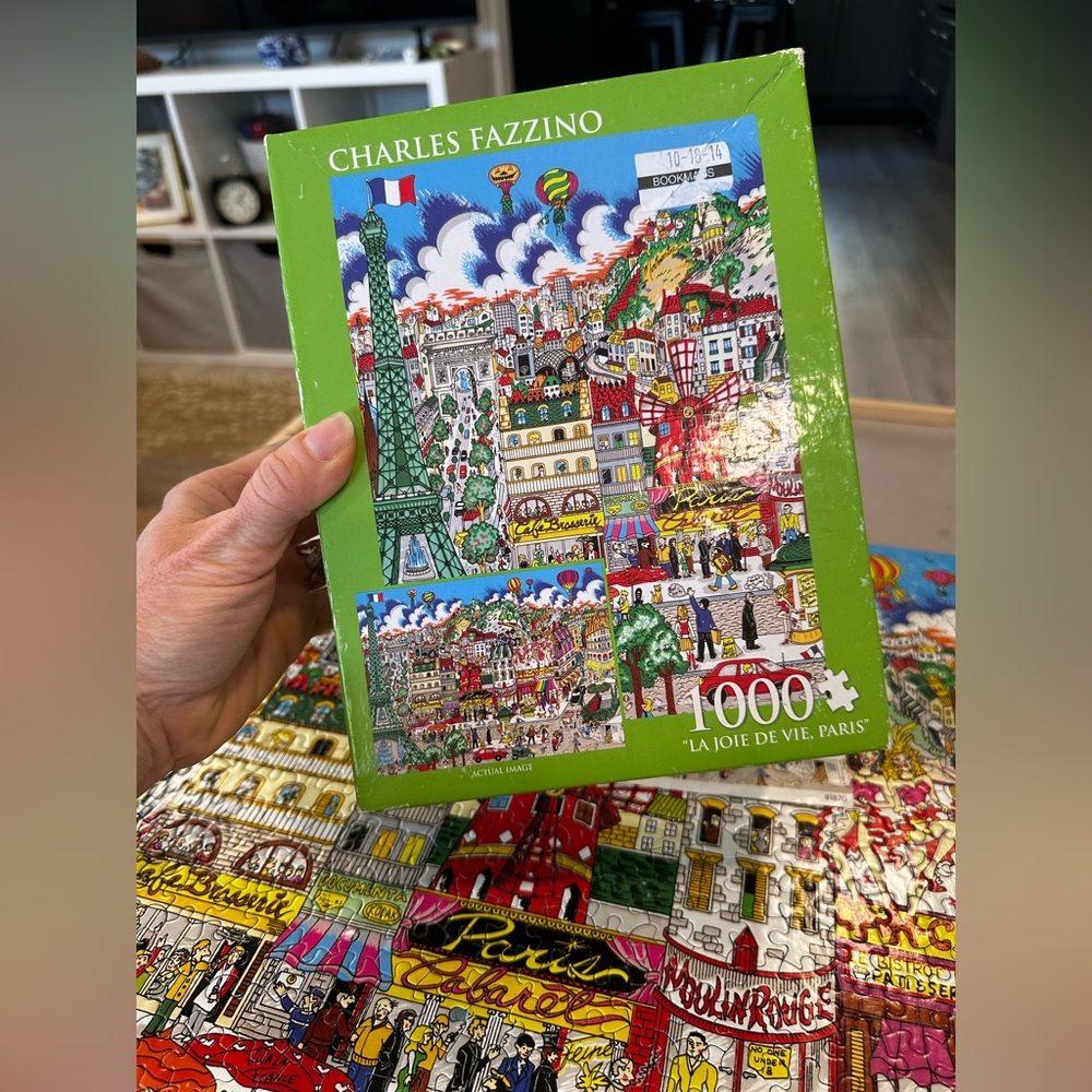Charles Fazzino La Joie De Vie, Paris, Colorful Cityscape Jigsaw Puzzle